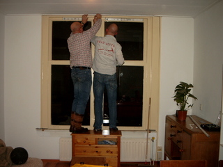 Papa, Jaap, en de gordijnrails